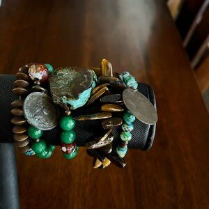 5 Piece Bohemian Beaded Bracelet Set